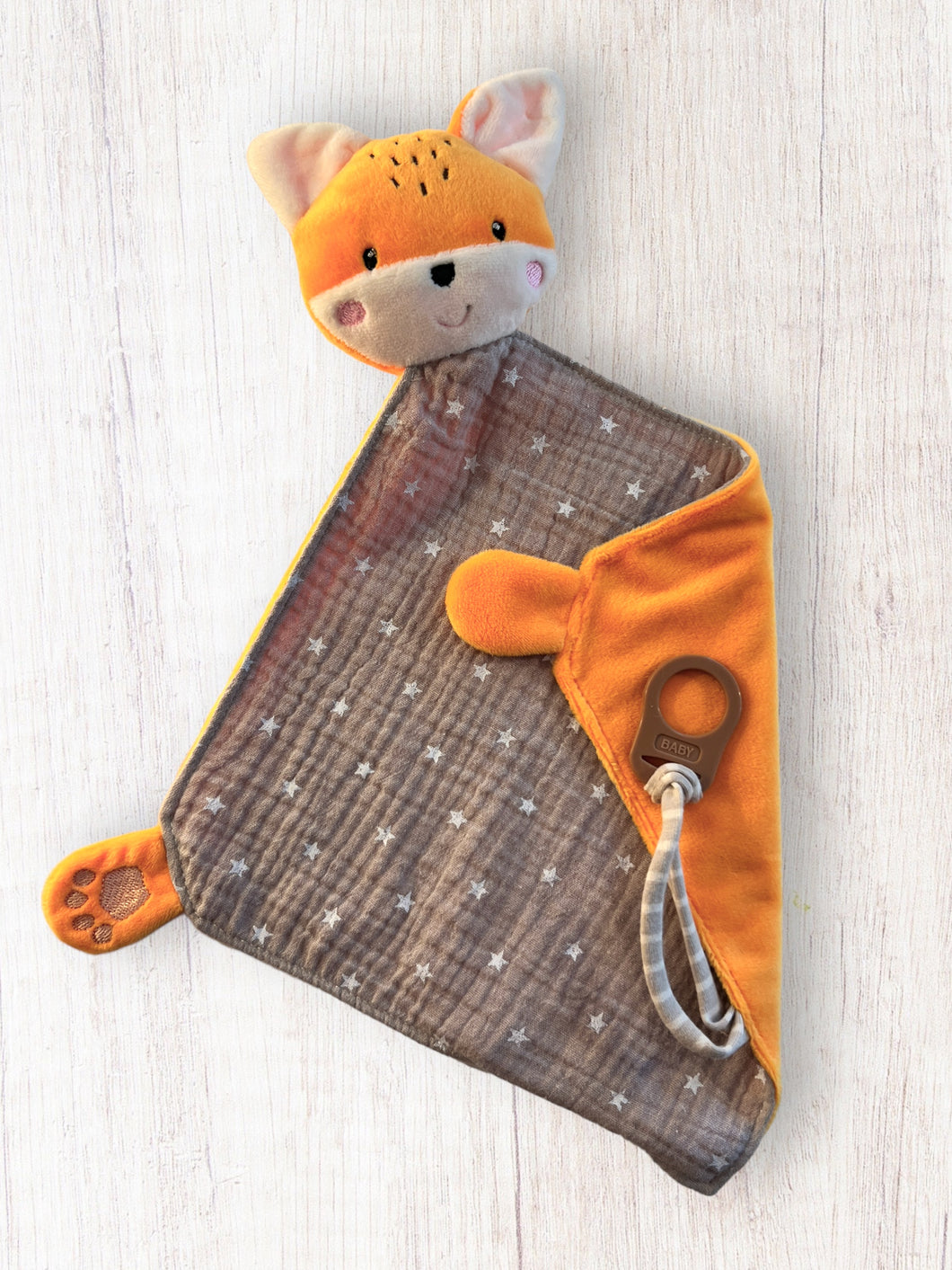 Schmusetuch Fuchs Beige Sterne