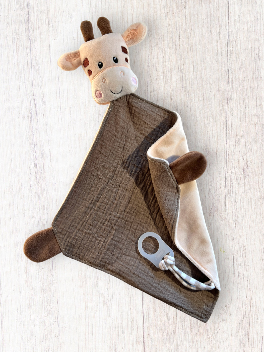 Schmusetuch Giraffe mit Schlamm