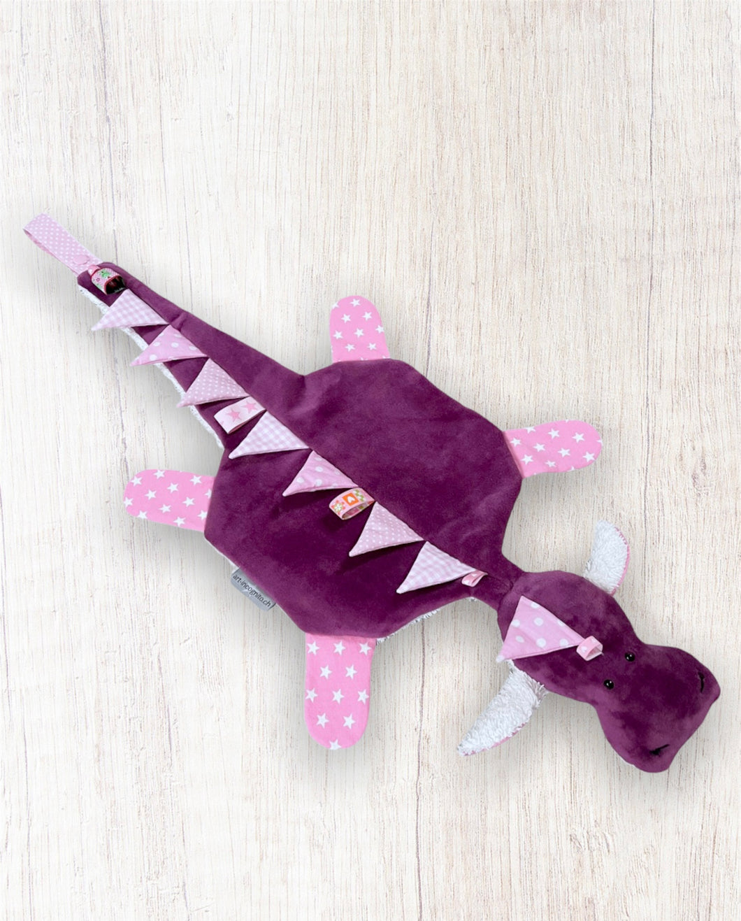 Schmusedrache Pit Beere/Rosa