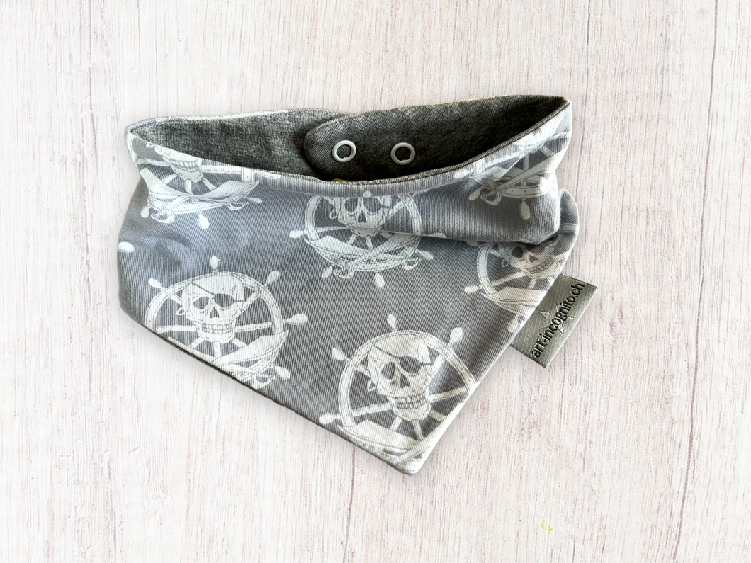 Sabberlätzchen Totenkopf