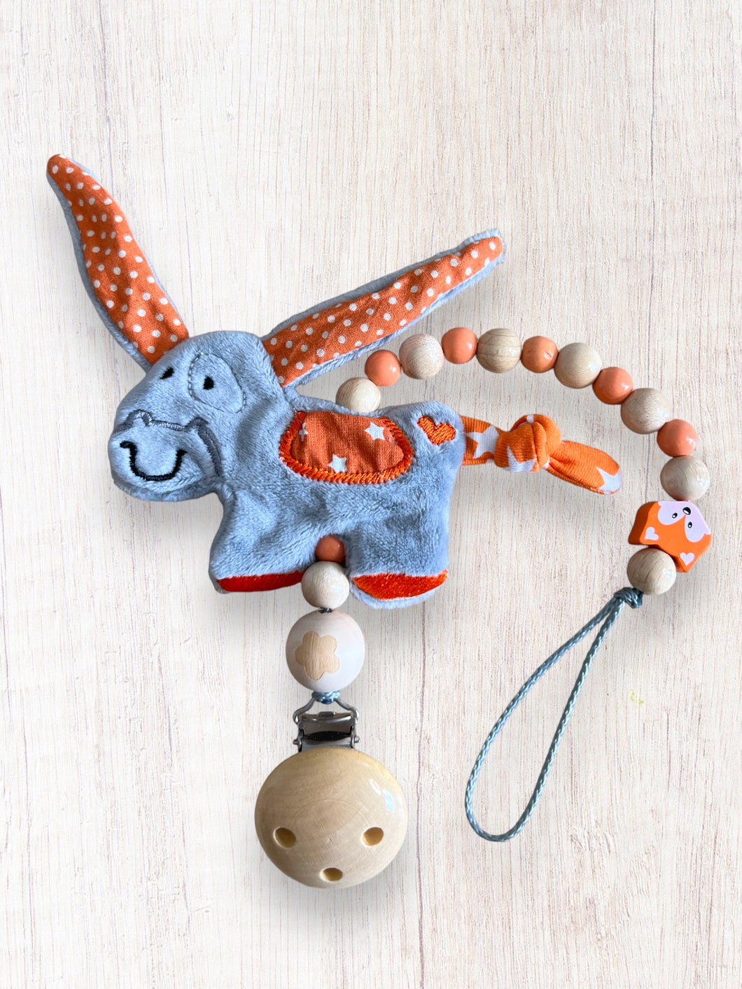 Nuggikette mit Eseli Orange