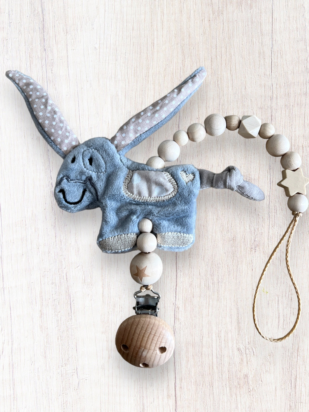 Nuggikette mit Eseli Beige