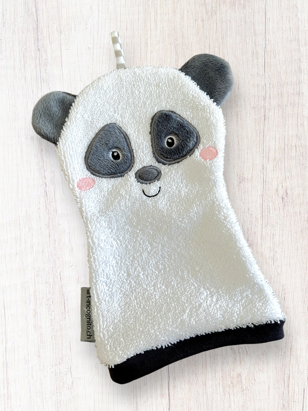 Waschhandschuh Panda